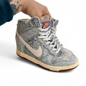 Nike Dunk Sky Hi QS x Liberty of London High Top Wedge Sneakers